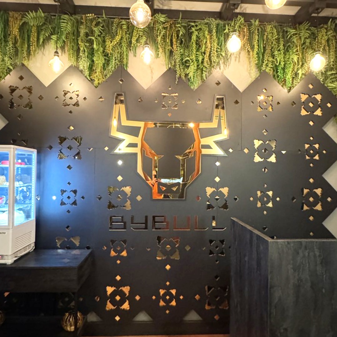 Декоративная панель с логотипом ByBull